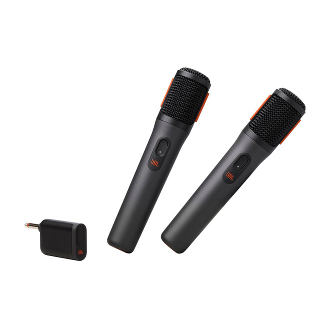 JBL PartyBox Wireless Mic - 2X Digital Wireless Microphones, Rechargeable Battery (20hrs - 700mAh), Clear Voice, Crisp Sound, Stable 2.4GHz Connection, Compatible with All PartyBox Speakers (Black) 🍁 All In One Marketplace Canada