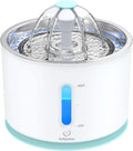 FluffyUnion Cat Water Fountain with Stainless Steel Lid, 2.4L/81oz Automatic Water Dispenser for Cats and Dogs 🍁 All In One Marketplace Canada