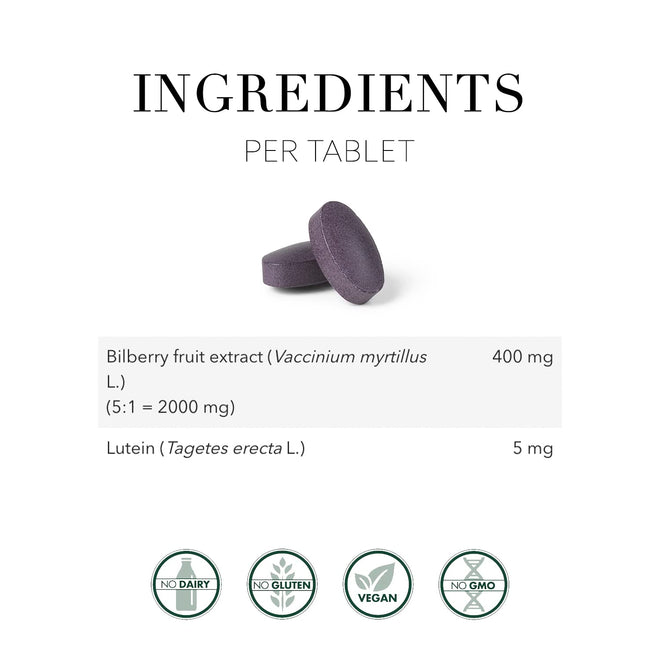 New Nordic Blue Berry Strong 120 Coated Tablets, 60-Day Supply, Vegan Eye Support Supplement with Bilberry & Lutein for Clear Vision & Macular Health 🍁 All In One Marketplace Canada