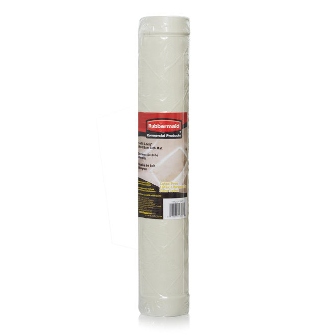 Rubbermaid Commercial Products Bath Tub and Shower Mat | Medium - 14 x 24 in. | White | Machine Washable | Safti-Grip Non-Slip Bathroom Mat with Suction Cups for Home/Hotel/Shower/Bathtub 🍁 All In One Marketplace Canada