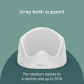 Angelcare Baby Bath Support, Grey, for Babies Less Than 6 Months of Age, Made in Canada 🍁 All In One Marketplace Canada