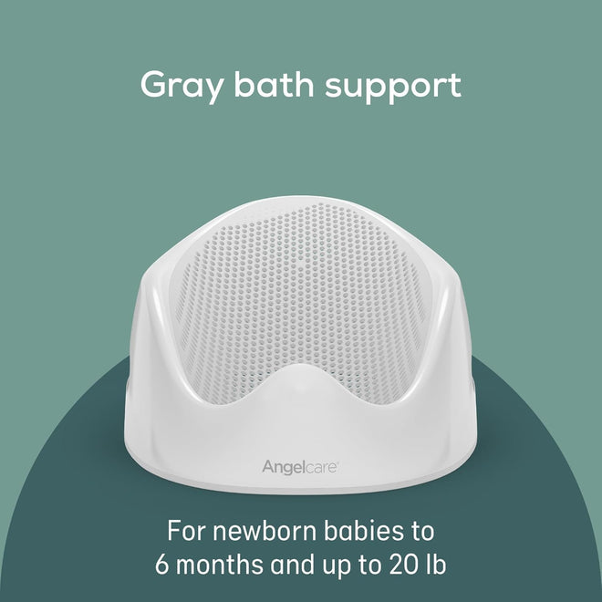 Angelcare Baby Bath Support, Grey, for Babies Less Than 6 Months of Age, Made in Canada 🍁 All In One Marketplace Canada