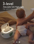 Momcozy Baby Wipe Warmer, Innovative Spring Design, Large Capacity Wipes Dispenser, Fast and Even Heating, 4 Modes of Temperature Heating Control, Diaper Wipe Warmer with Night Light 🍁 All In One Marketplace Canada