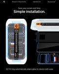 Spigen AluminaCore Tempered Glass Screen Protector [Glas.tR EZ Fit] designed for iPhone 17 Pro | iPhone 17 | iPhone 16 Pro [2 Pack] 9H+ Hardness, Aluminum-Enhanced Durability 🍁 All In One Marketplace Canada
