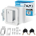 Kohree RV Entry Door Lock Latch Handle with Paddle Deadbolt, Polar White Enclosed Trailer Camper Door Latch with 4 Keys RV Door Lock Replacement -Universal Entrance Security Lock Kit 🍁 All In One Marketplace Canada