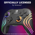 PDP Afterglow Wave Wireless RGB Gaming Controller - Nintendo Switch/Switch Lite/Switch - OLED Model, Nintendo Switch 2, LED Lighting, Rechargeable Battery - Black 🍁 All In One Marketplace Canada