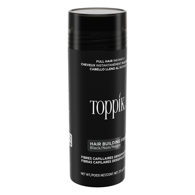 TOPPIK Hair Building Fibers, Black, VALUE SIZE 27.5 g, Fill In Fine or Thinning Hair, Instantly Thicker Looking, Multiple Shades for Men & Women 🍁 All In One Marketplace Canada