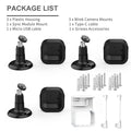 All-New Blink Camera Mount for Outdoor 4/2K+, 3 Pack Protective Cover and 360 Degree Adjustable Mounting Bracket, Blink Sync Module Outlet Mount (Black) 🍁 All In One Marketplace Canada