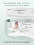 Momcozy Baby Wipe Warmer, Innovative Spring Design, Large Capacity Wipes Dispenser, Fast and Even Heating, 4 Modes of Temperature Heating Control, Diaper Wipe Warmer with Night Light 🍁 All In One Marketplace Canada