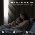 Joydeco Blackout Curtains for Bedroom 2 Panels Set (52"W x 84"L, Dark Grey) 🍁 All In One Marketplace Canada