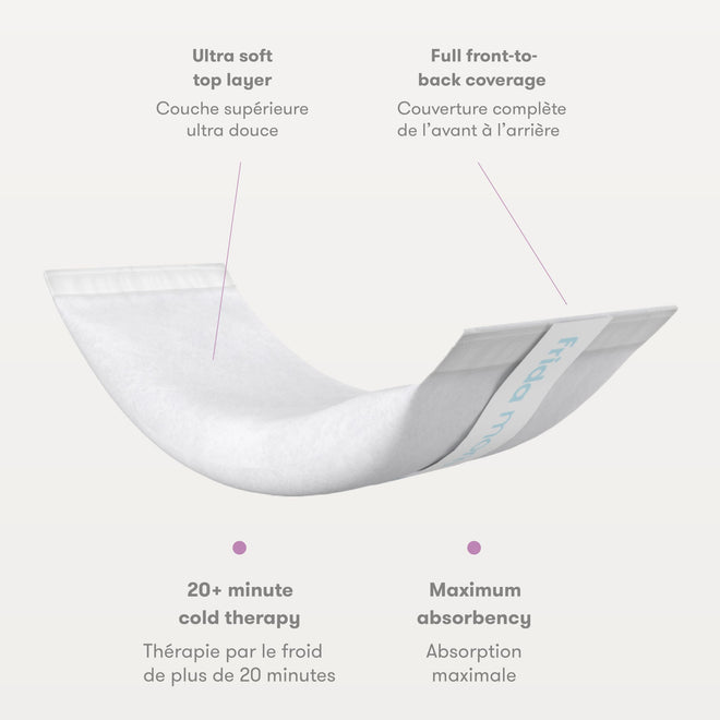 Frida Mom 2-in-1 Postpartum Pads, Absorbent Perineal Ice Maxi Pads, Instant Cold Therapy Packs and Maternity Pad in One, 8ct 🍁 All In One Marketplace Canada