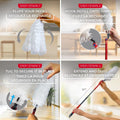 Vileda Duster | Flex & Catch Heavy Duty Dusting Kit with 15 Disposable Duster Refills | Extendable 3 Ft Handle with Secure Hook | Traps 3X More Dust Than Feather Dusters 🍁 All In One Marketplace Canada
