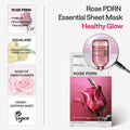MEDIHEAL Rose PDRN Essential Face Mask - Healthy Glow with Squalane & Vitamin C, Hydrating & Firming, Pore Minimizer & Moisture Barrier, Vegan, Korean Skincare for Women (10 Sheets) 🍁 All In One Marketplace Canada