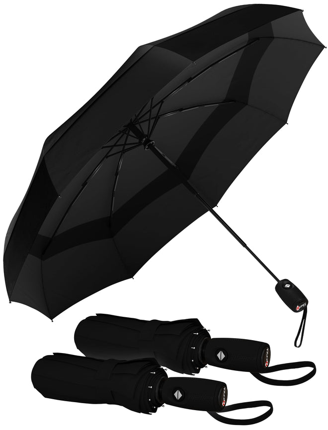 Repel Windproof Travel Umbrella - Compact & Withstands Winds up to 100MPH, Strongest Premium Auto Folding Umbrella for Rain and Sun - Durable, Light & Portable for Women & Men, Fits Backpack & Cars 🍁 All In One Marketplace Canada