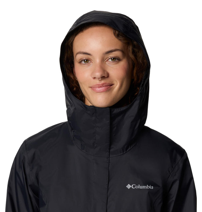 Columbia Womens Arcadia II Waterproof Rain Jacket, Black, Small 🍁 All In One Marketplace Canada