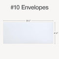 Oxford Envelopes, #10 Business Size, Security Tint, Peel & Seal Closure, 24 lb White Paper, Privacy Protection for Checks & Invoices, 500-Pack for Office or Home Mailing 🍁 All In One Marketplace Canada