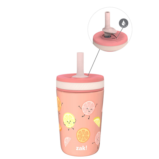 Zak Designs Happy Fruit Kelso 12oz Stainless Steel Leak-Proof Toddler Cup 🍁 All In One Marketplace Canada