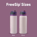 Owala FreeSip Insulated Stainless Steel Water Bottle with Straw for Sports and Travel, BPA-Free, 24oz, Dreamy Field 🍁 All In One Marketplace Canada