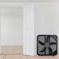 Genesis 20" Box Fan, 3 Settings, Max Cooling Technology, Carry Handle, Black (G20BOX-BLK) 🍁 All In One Marketplace Canada