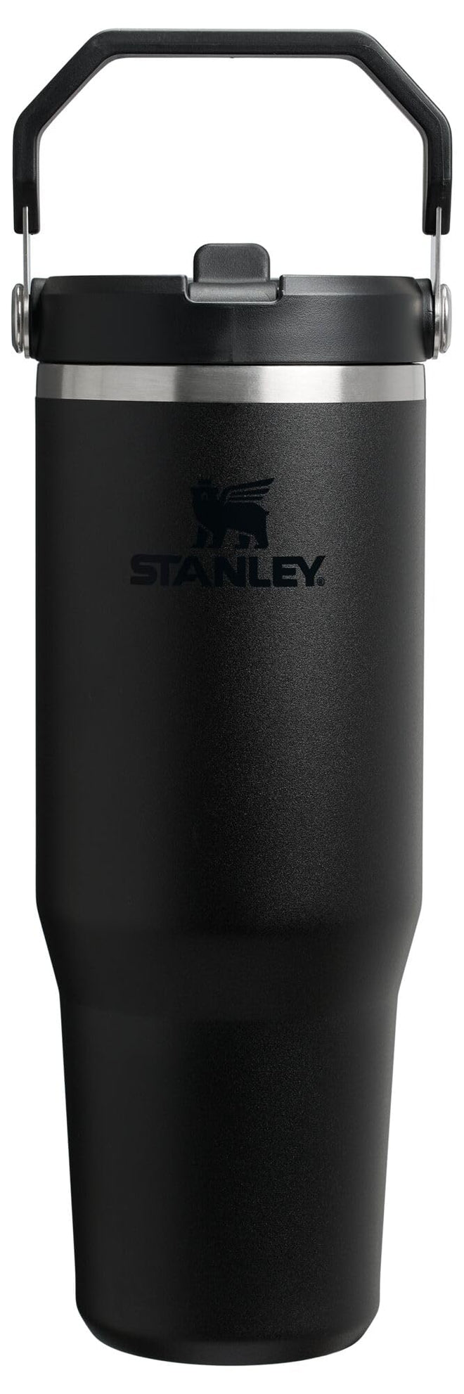 STANLEY IceFlow 2.0 Flip Straw Tumbler with Handle 30 oz | Twist On Lid and Flip Up Straw | Leak Resistant Water Bottle | Insulated Stainless Steel | BPA-Free | Black 2.0 🍁 All In One Marketplace Canada