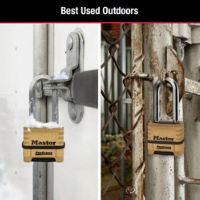 Master Lock ProSeries Set Your Own Combination Lock, 2-1/4" Wide, Brass, 1175LHSS 🍁 All In One Marketplace Canada