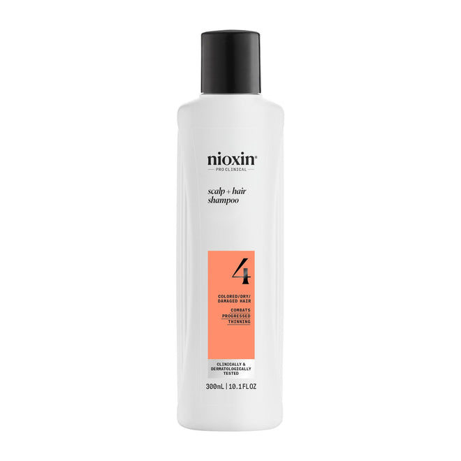Nioxin System 4 Scalp + Hair Shampoo - Hair Thickening Shampoo For Damaged Hair with Progressed Thinning, 10 fl oz (Packaging May Vary) 🍁 All In One Marketplace Canada