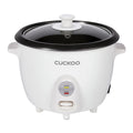CUCKOO One Touch Rice Cooker 6-Cup (Uncooked) / 12-Cup (Cooked), Small Rice Cooker & Warmer with Steamer Tray, Versatile Grain Cooker, Soup Maker, Auto Keep Warm, White (CR-0601C) 🍁 All In One Marketplace Canada