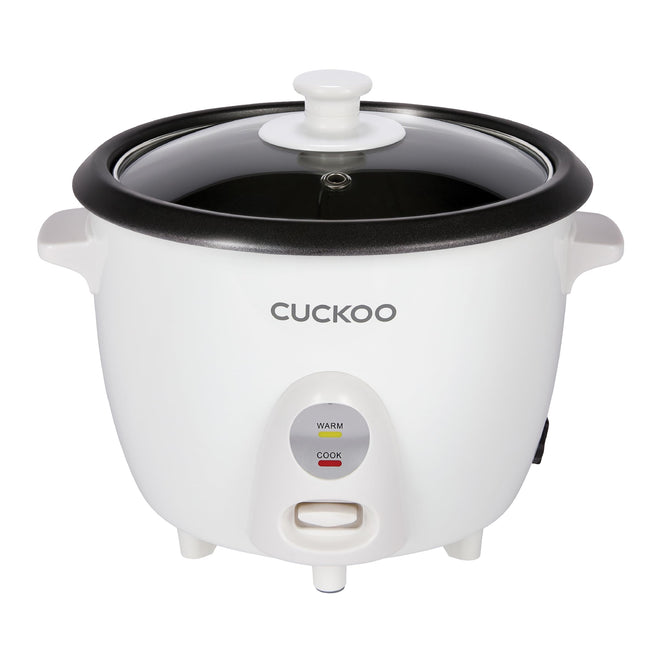 CUCKOO One Touch Rice Cooker 6-Cup (Uncooked) / 12-Cup (Cooked), Small Rice Cooker & Warmer with Steamer Tray, Versatile Grain Cooker, Soup Maker, Auto Keep Warm, White (CR-0601C) 🍁 All In One Marketplace Canada