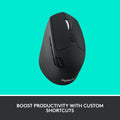 Logitech M720 Triathlon Multi-Device Wireless Mouse, Bluetooth, USB Unifying Receiver, 1000 DPI, 6 Programmable Buttons, 2-Year Battery, Compatible with Laptop, PC, Mac, iPadOS - Black 🍁 All In One Marketplace Canada