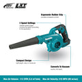 Makita 18V LXT 113 CFM Blower 3-Speed Variable Control, High Air Volume & Speed, Converts to Vacuum, Ergonomic Soft-Grip Design for Efficient Clean-Up (Tool Only) 🍁 All In One Marketplace Canada