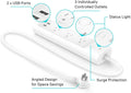 Kasa Smart Plug Power Strip by TP-Link (KP303) - Surge Protector with 3 Smart Outlets and 2 USB Ports, Works with Alexa Echo and Google Home, 2.4 Ghz Wifi Required, No Hub Required 🍁 All In One Marketplace Canada