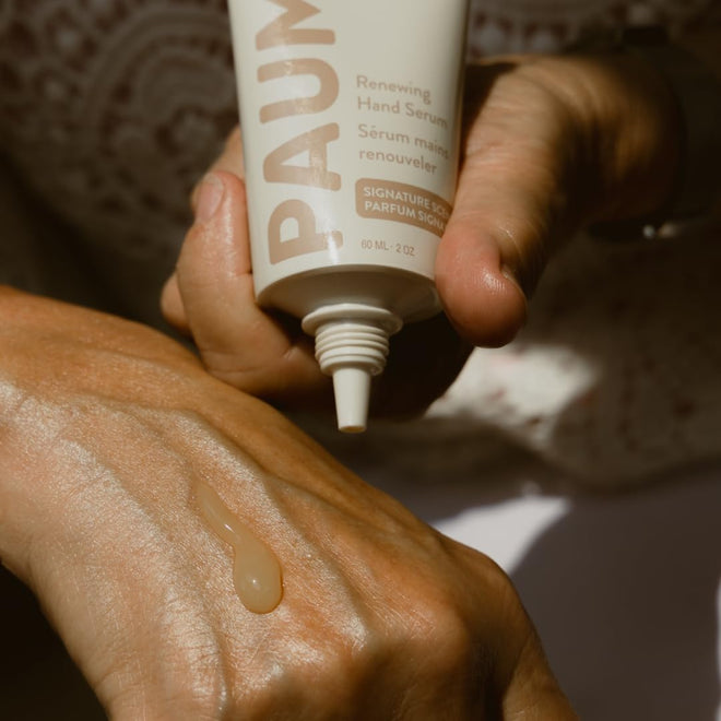 PAUME Renewing Hand Serum for Dry, Aging Skin With Hyaluronic Acid, Niacinamide and Vitamin C, Improve Skin Elasticity, Youthful-looking Hands, 60ml 🍁 All In One Marketplace Canada