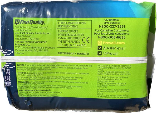 Prevail Per-Fit Daily Briefs Maximum Plus Absorbency Medium, 16 count Adult diapers