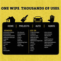 Tub O Towels TW90 Heavy-Duty 10" x 12" Size Multi-Surface Cleaning Wipes, 90 Count Per Canister 🍁 All In One Marketplace Canada