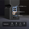 TP-Link Tri-Band BE9700 WiFi 7 Router (Archer BE550 Pro)- 1 × 10G + 4 × 2.5G, USB 3.0, 6 Internal Antennas, VPN Clients & Server 6GHz Band, Easy-Mesh, HomeShield, MLO, Private IOT 🍁 All In One Marketplace Canada
