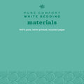 Oxbow 1082030820 Pure Comfort Bedding, White, 42 lt (448028) 🍁 All In One Marketplace Canada