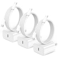 iPhone 17 16 15 Charger,3 Pack 20W USB-C Fast Wall Charger with 6ft USB C to USB C Cable for iPhone 17/16/16 Pro Max/16 Plus/15/15 Pro Max/15 Plus/iPad Air/iPad and More 🍁 All In One Marketplace Canada