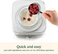 Cuisinart Pure Indulgence Frozen Yogurt-Ice Cream & Sorbet Maker, 2-Qt Capacity, Silver (ICE-30WNC) 🍁 All In One Marketplace Canada