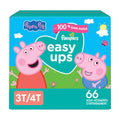 Pampers Easy Ups Girls & Boys Potty Training Pants, Size 5 (3T4T), 66 Count, Peppa Absorbent Training Underwear, Up to 100% Leakproof Day and Night, Hypoallergenic 🍁 All In One Marketplace Canada