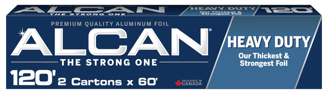 ALCAN Aluminum Foil Heavy Duty, 12 Inches x 60 Feet 2-count (Pack of 2) 🍁 All In One Marketplace Canada