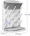Ubbi Vertical Baby Bottle Drying Rack, Countertop Drying Rack Baby Accessory, Grey 🍁 All In One Marketplace Canada