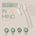 Jasclair Dermaplaning Razor for Women | Exfoliating Facial Razor for Peach Fuzz Removal & Smooth Skin | Precision Blade for Eyebrows & Face | Gentle At-Home Exfoliation Tool | Foldable, Reusable 🍁 All In One Marketplace Canada