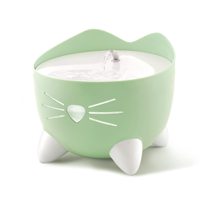 Catit PIXI Cat Water Fountain, 2.5 L, Mint Green, Modern Cat Fountain, Silent Pump for Indoor Cats, Different Flow Settings, Fontaine Pour Chat, Pet Water Fountains 🍁 All In One Marketplace Canada