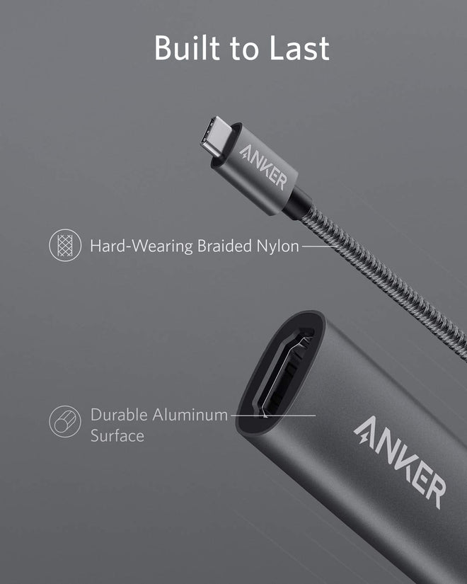 Anker USB C to HDMI Adapter (4K@60Hz), 310 USB-C Adapter (4K HDMI), for MacBook Pro, MacBook Air, iPad Pro, Pixelbook, XPS, Galaxy, and More(Compatible with Thunderbolt 3 Ports) 🍁 All In One Marketplace Canada