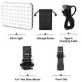 Anautin Selfie Light, 60 LED 2200mAh Rechargeable Clip Fill Video Light (Black) 🍁 All In One Marketplace Canada