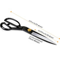 Fabric Scissors Professional 10 inch Heavy-Duty Sewing-Scissors for Leather Industrial Strength High Carbon Steel Tailor-Shears Dressmaking Tailoring Home Office Artists Students 🍁 All In One Marketplace Canada
