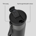 Contigo DualSip 24 oz Water Bottle w/Carry Strap & 2-Way Lid (Drink from Straw or Spout) | Vacuum-Insulated Stainless Steel for Cold Drinks | 100% Leakproof | BPA & Lead-Free | Dishwasher Safe 🍁 All In One Marketplace Canada