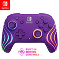 PDP Afterglow Wave Wireless RGB Gaming Controller - Nintendo Switch/Switch Lite/Switch - OLED Model, Nintendo Switch 2, LED Lighting, Rechargeable Battery - Purple 🍁 All In One Marketplace Canada