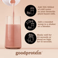 Good Protein Vegan Plant-based Protein Powder 100% Natural, Non-GMO, Dairy-free, Gluten-free, Soy-free, No Added Sugar and Nothing Artificial. Chai Latte All-in-One Shake 440 grams 🍁 All In One Marketplace Canada
