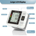 Blood Pressure Monitor - Wrist Accurate Automatic High Blood Pressure Monitors Portable LCD Screen with Storage Case and Adjustable Cuff Powered by Battery -Black 🍁 All In One Marketplace Canada